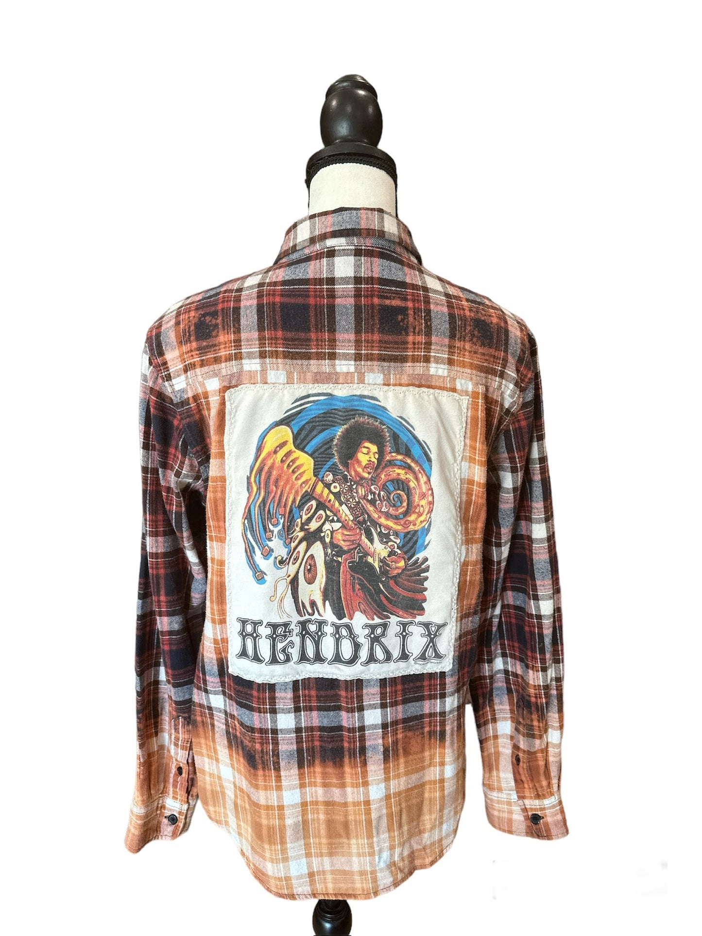 Upcycled Jimi Hendrix Flannel