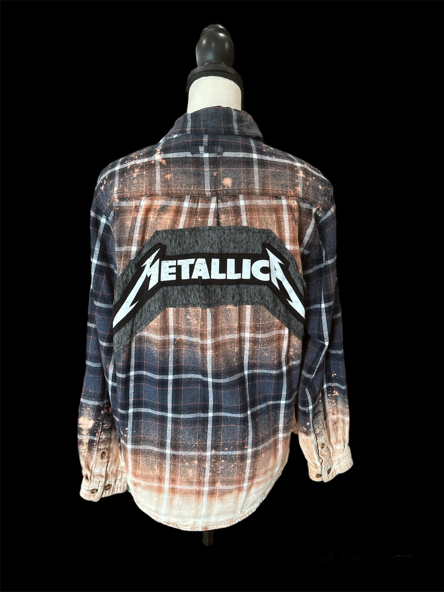 Upcycled Metallica Flannel