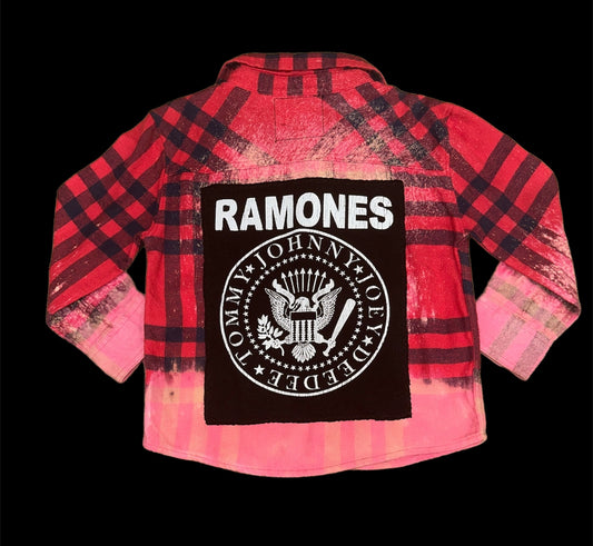 Ramones toddler flannel