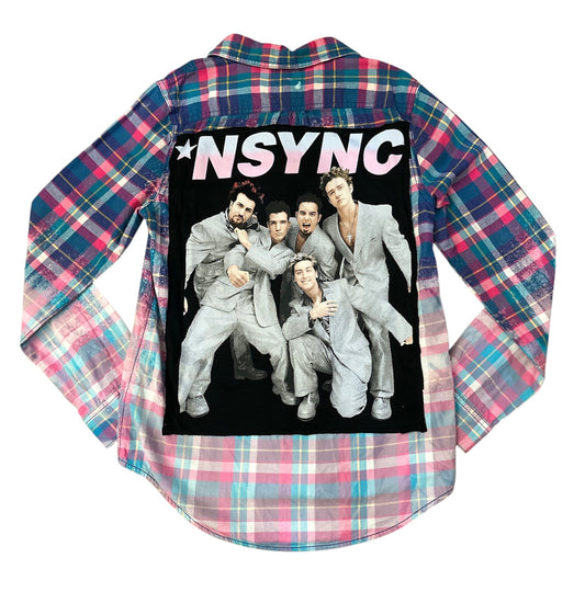 Upcycled Youth Plaid featuring *NSYNC