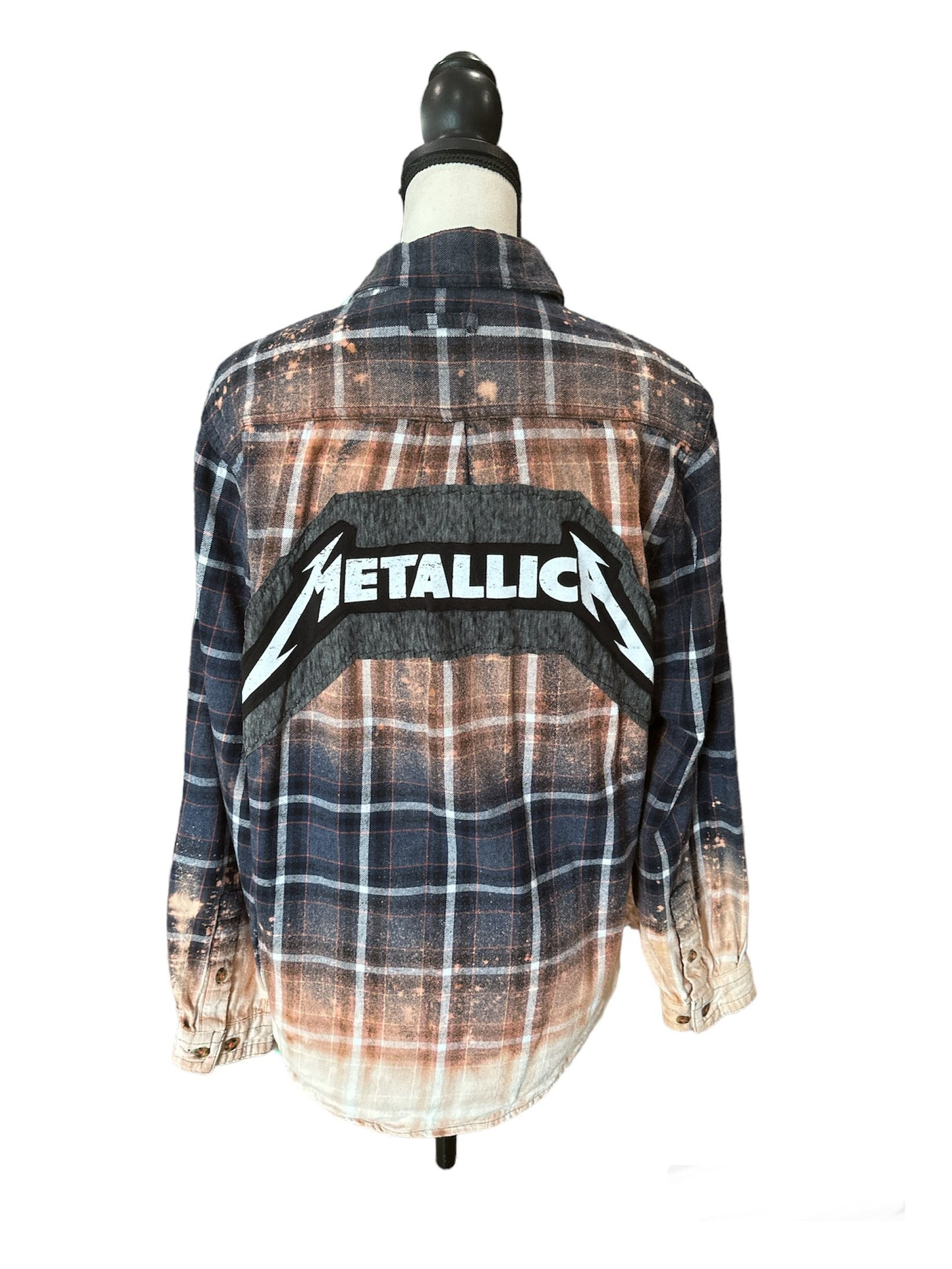 Upcycled Metallica Flannel