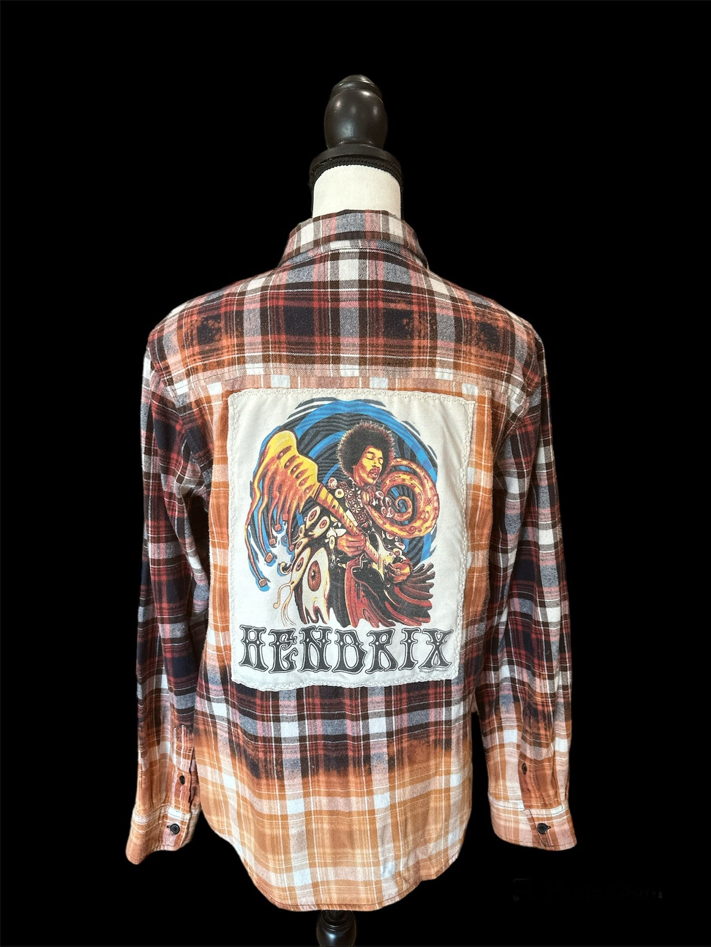 Upcycled Jimi Hendrix Flannel