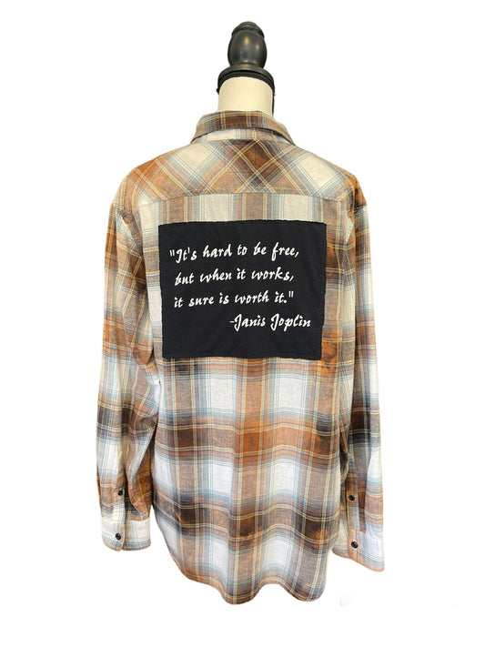 Janis Joplin Lightweight Flannel