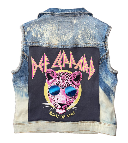 Def Leppard Denim Vest