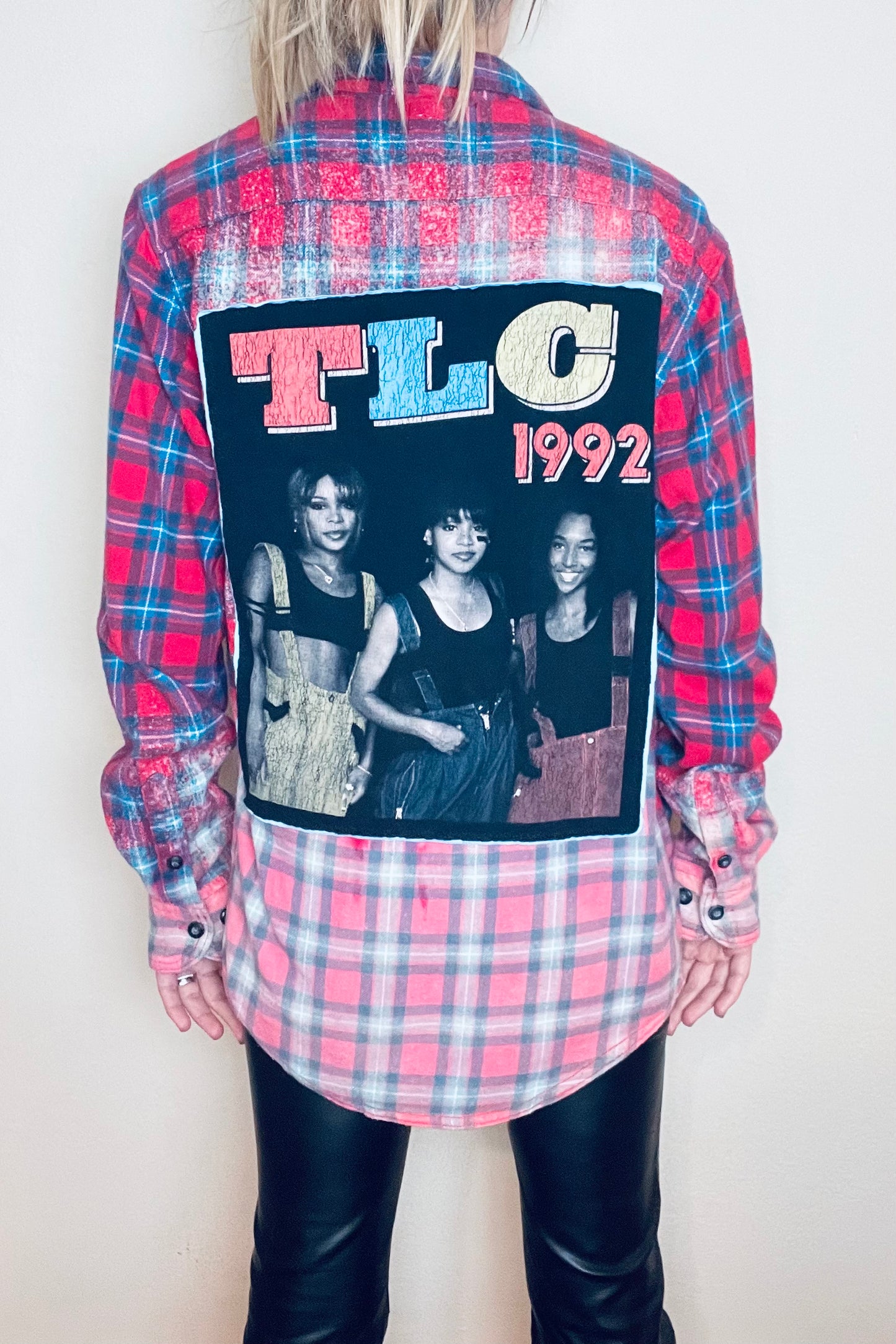 TLC Vintage Style Distressed Flannel