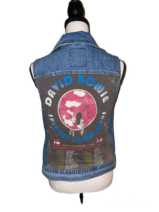 David Bowie Denim Vest