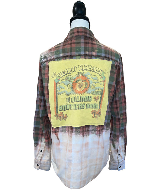 The Allman Brothers Distressed Flannel