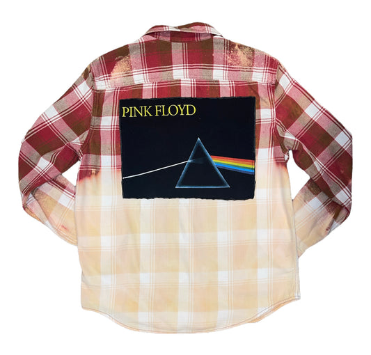 Pink Floyd Distressed Flannel