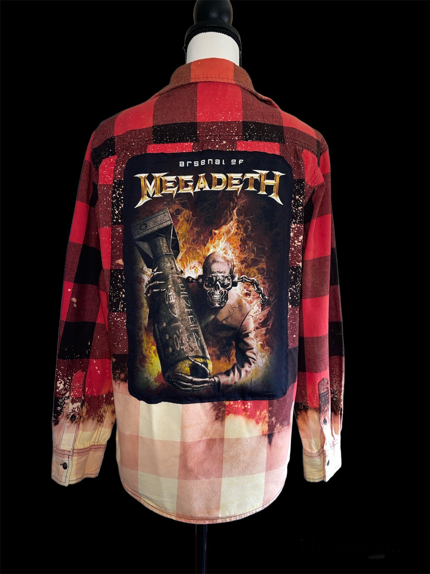 Megadeath Distressed Flannel