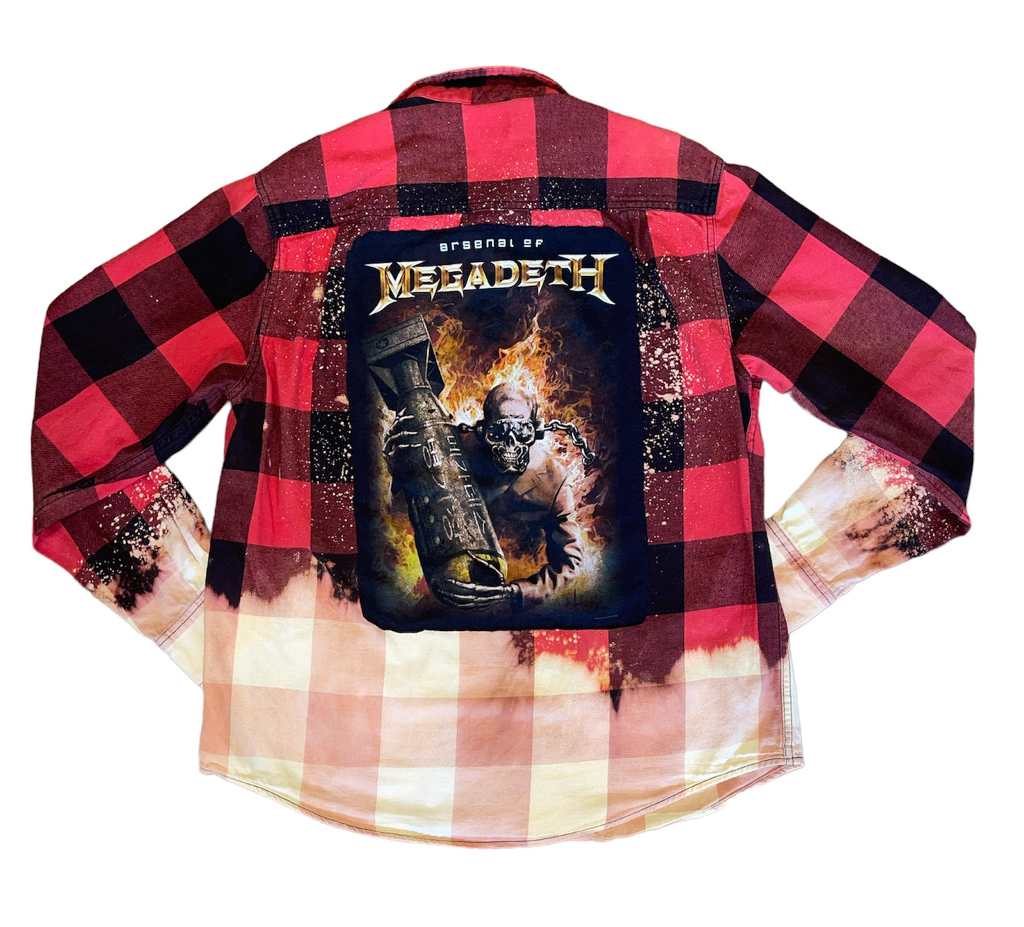 Megadeath Distressed Flannel