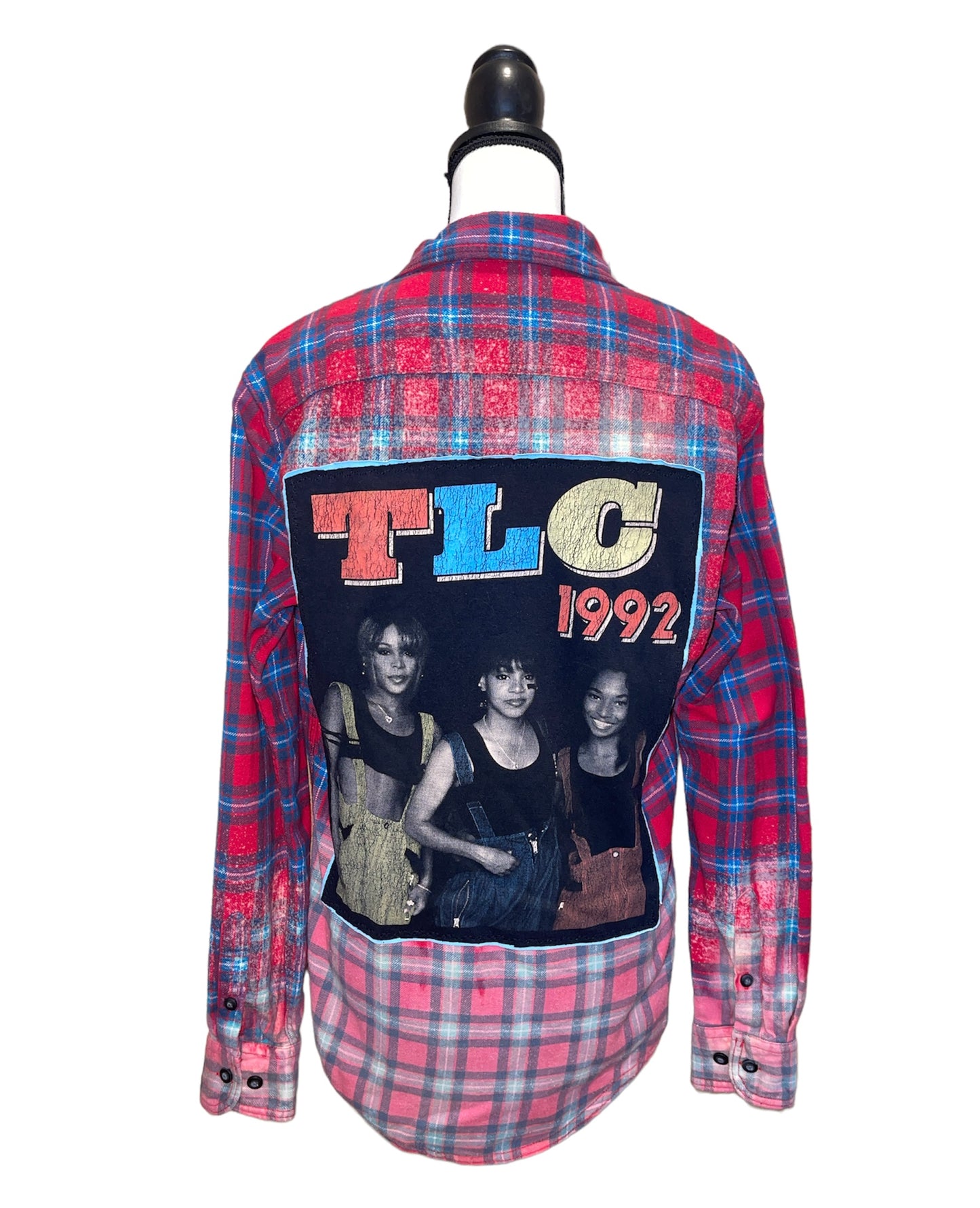 TLC Vintage Style Distressed Flannel