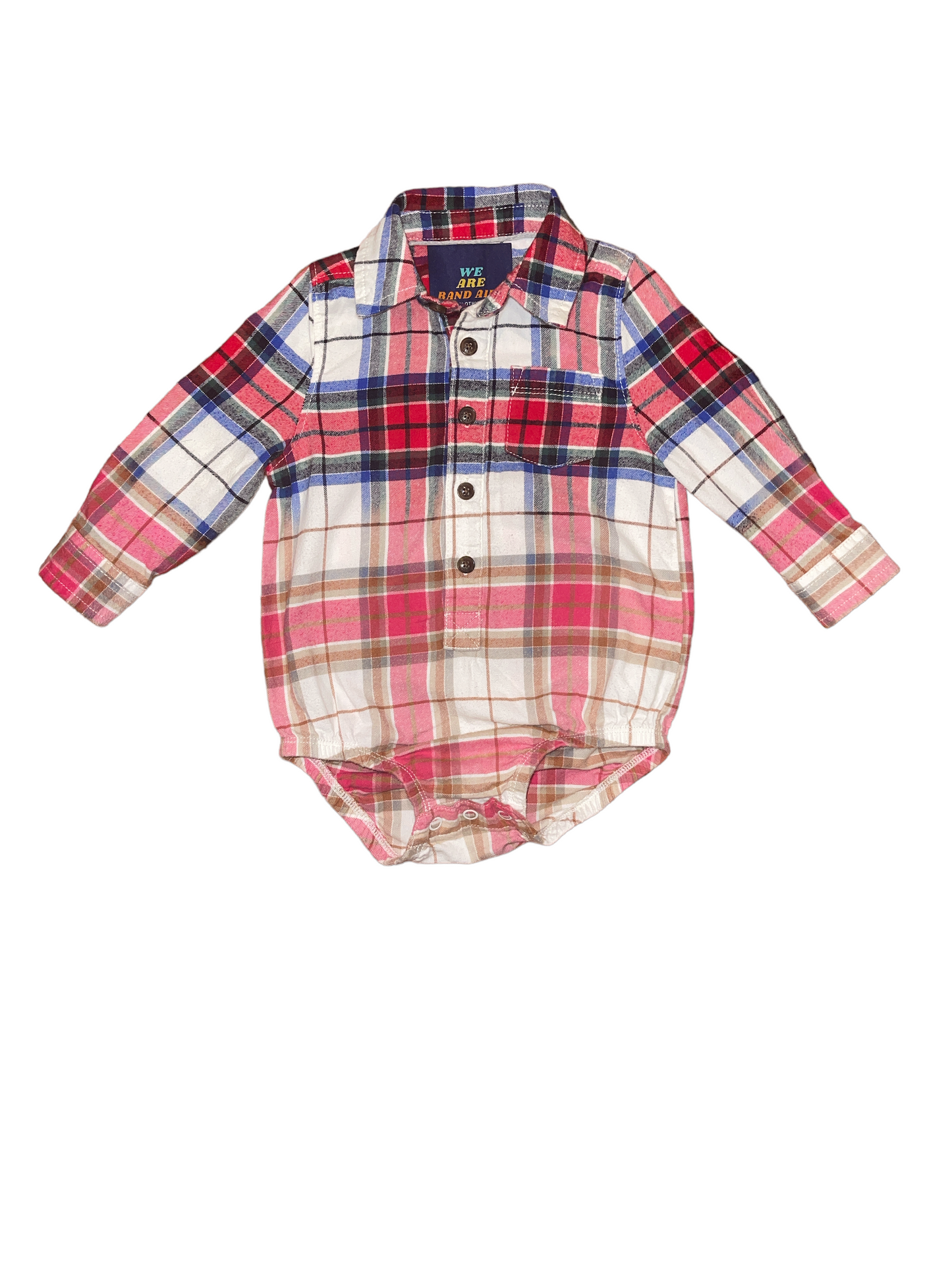 Grateful Dead Baby Flannel Onesie