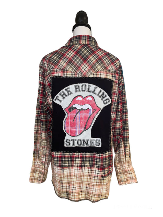 The Rolling Stones Womens Flannel