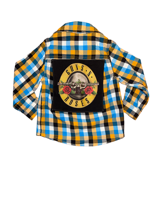 Guns N Roses Lightweight Plaid 3T