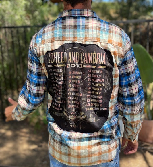 Coheed and Cambria Tour Distressed Flannel