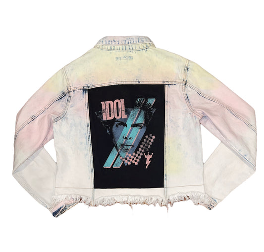 Billy Idol Vintage Style Denim Jacket