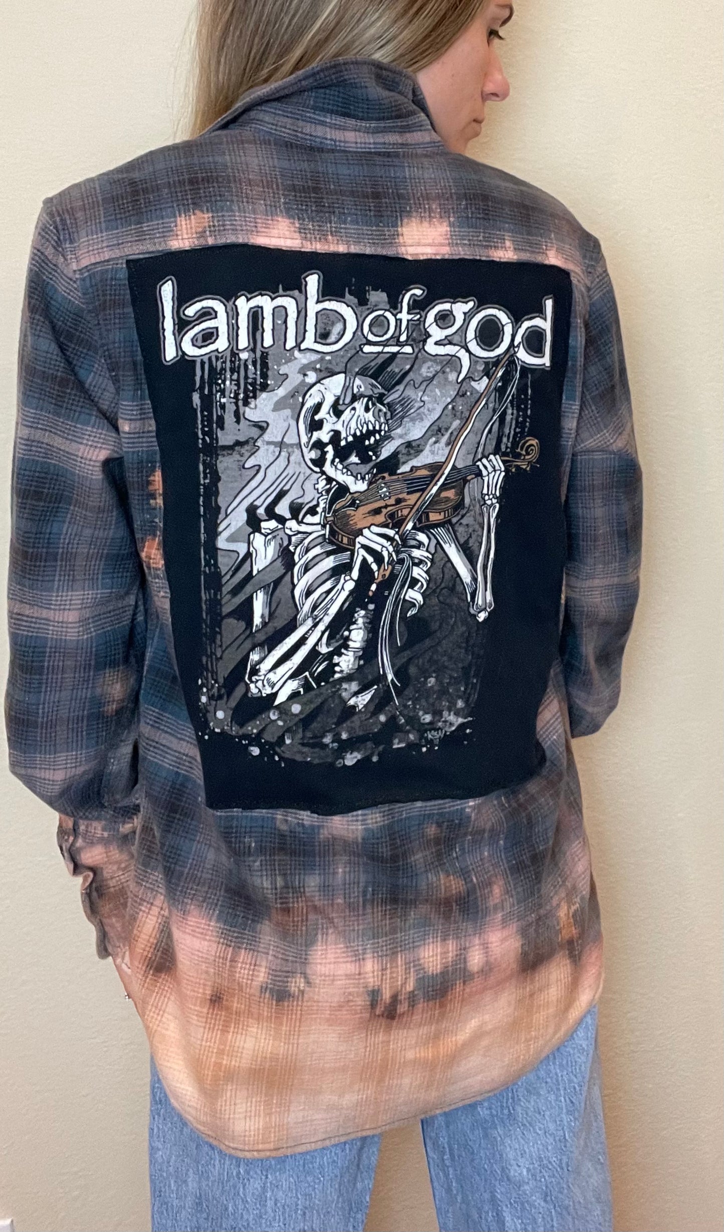 Lamb Of God Distressed Flannel