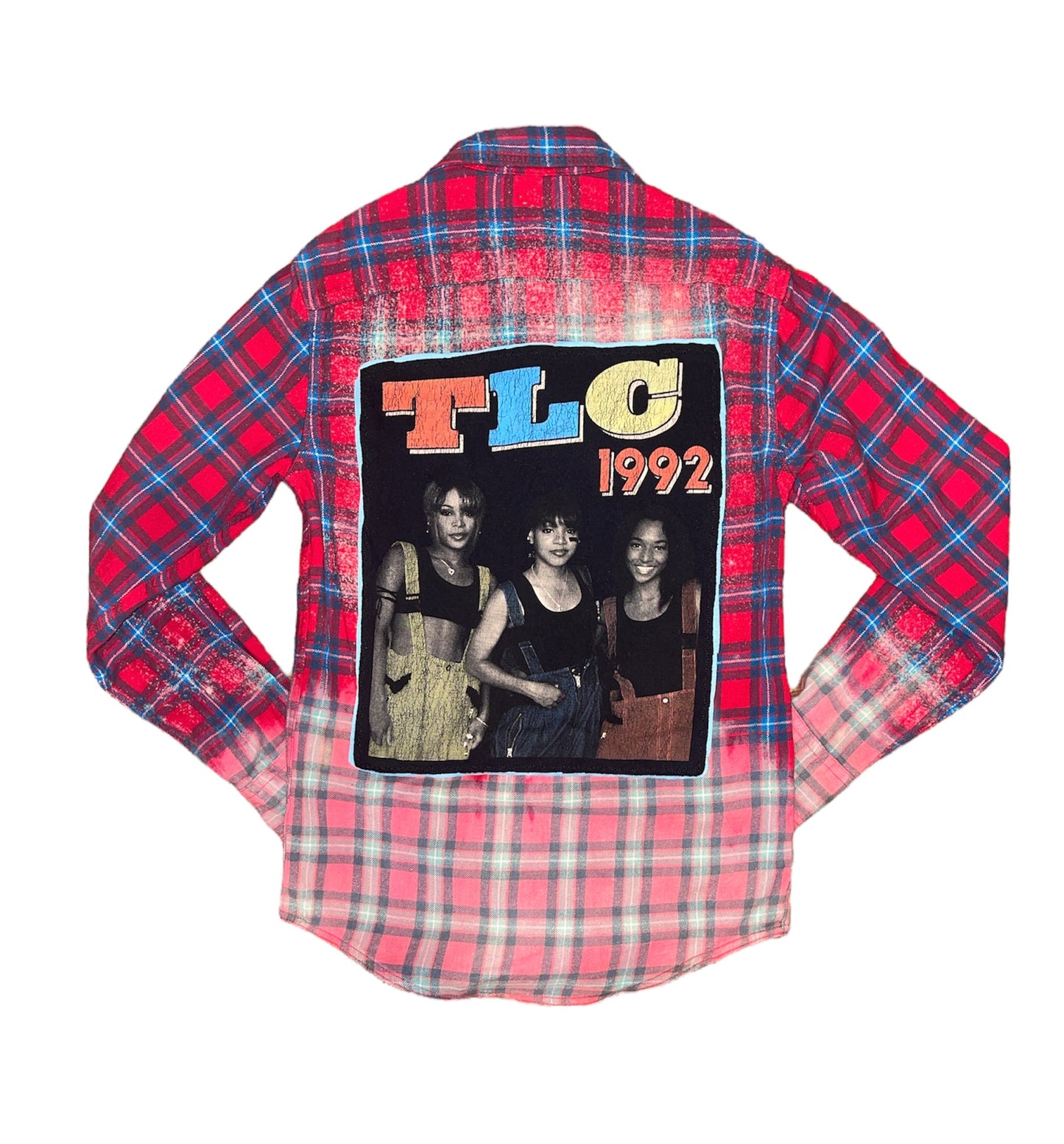 TLC Vintage Style Distressed Flannel